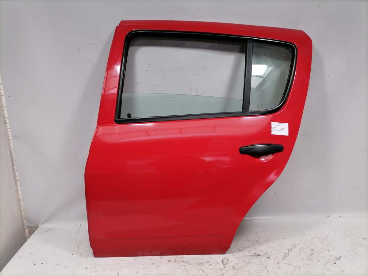 Dacia Sandero SD original T&uuml;r hinten links OV21D Red Passion Rohbau BJ09